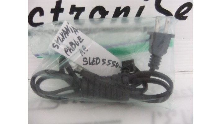 Sylvania SLED5550-D-UHD cable ac